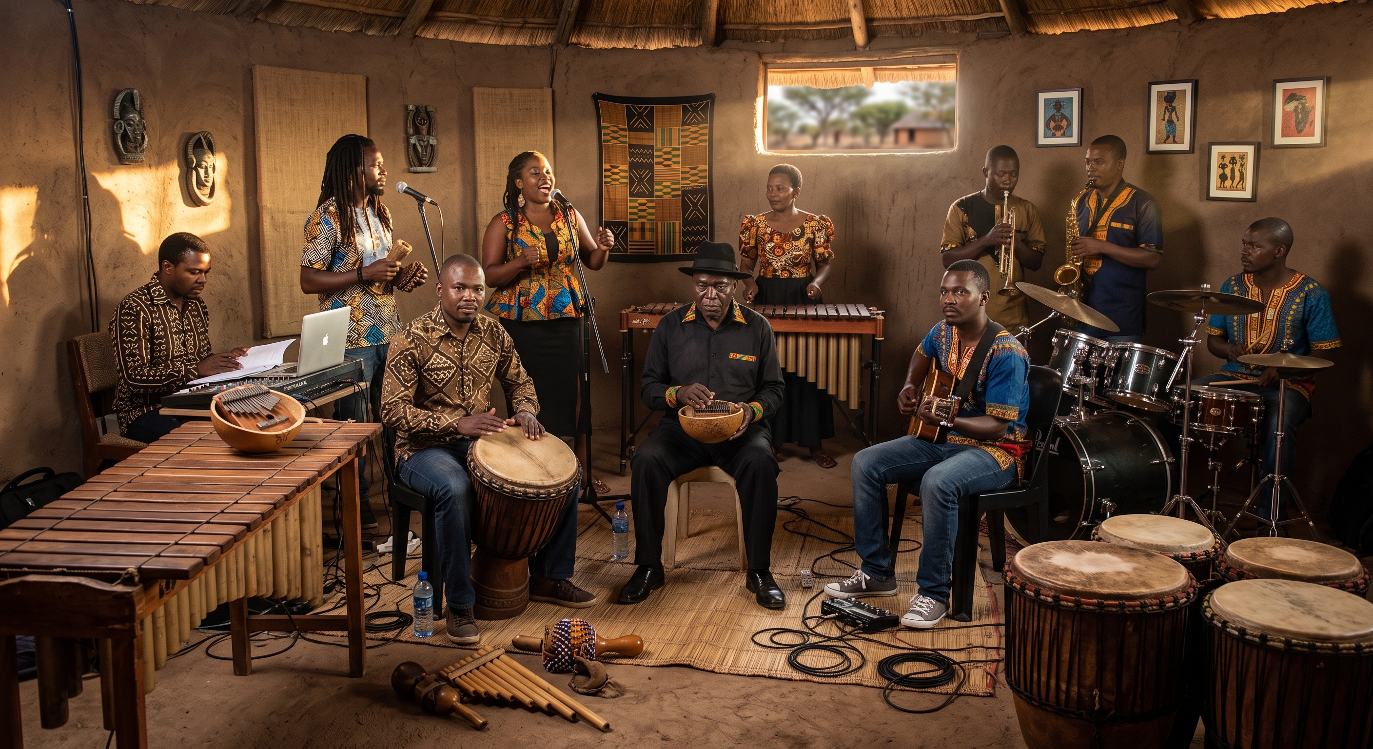 Mbira workshop and oral transmission session